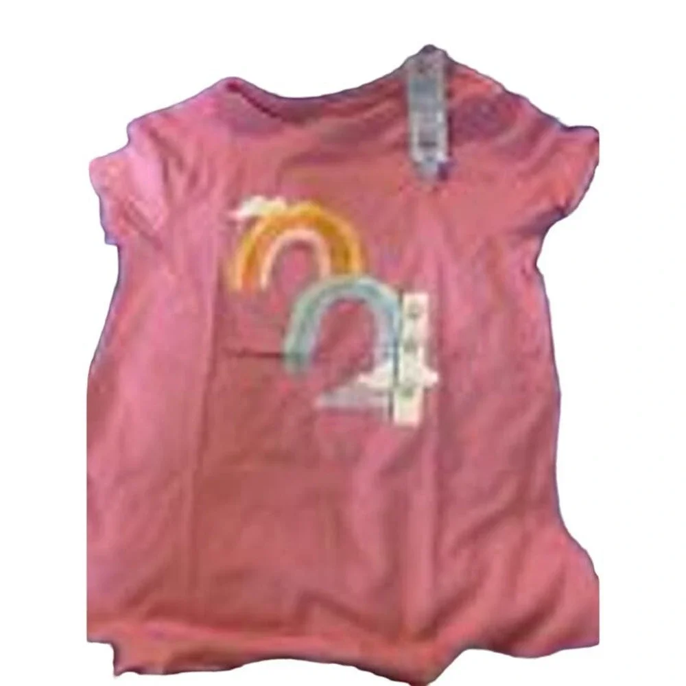 NWT Cat & Jack Pink T-Shirt Size Large 10/12